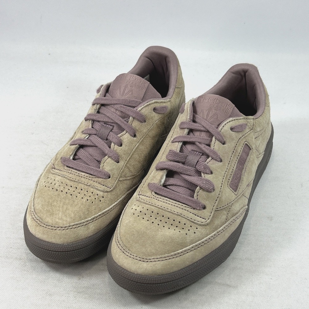 Reebok Classic Suede Woman's Size 7 Sneakers Brown Leather Walking Comfort Shoes